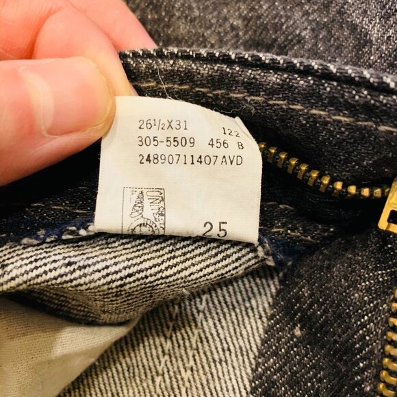 NWT Vintage Lee Deadstock Denim Blue Jeans Women’s Size 27 X 30L Made In USA NEW - Picture 5 of 12
